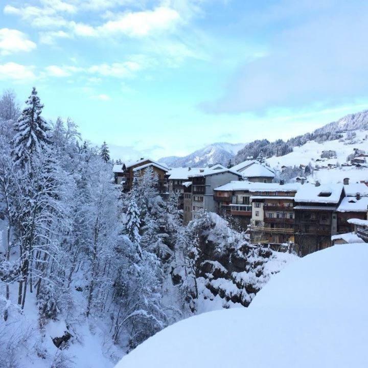 Apartamento Les Portes Du Mont Blanc Flumet Exterior foto